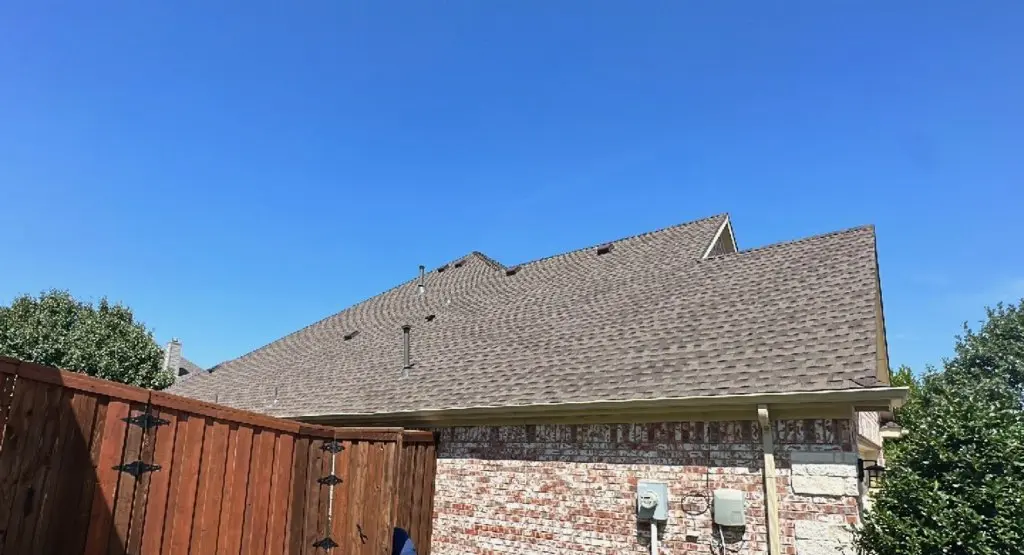Completed roof replacement project in Spring Lake